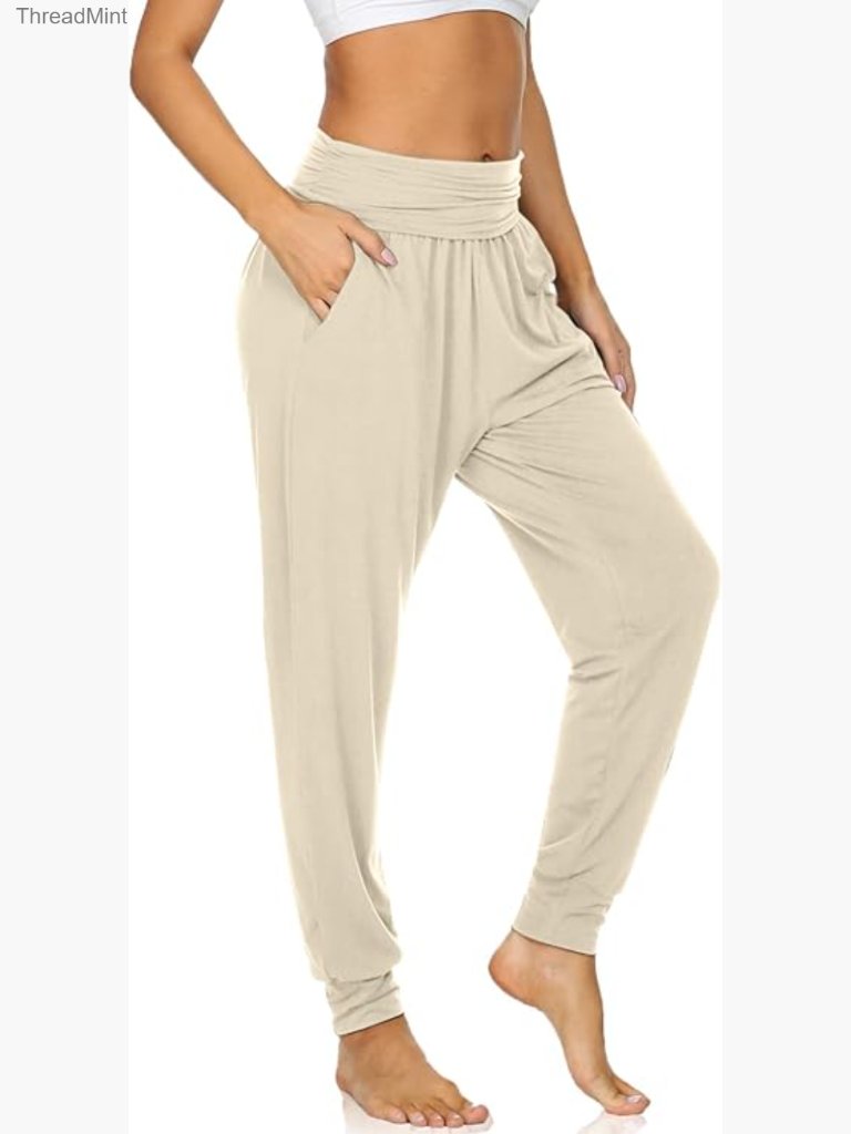 Women's Cozy Yoga Joggers Pants Loose Workout Sweatpants Lounge With Pockets